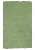 9 X 13 Polyester Spearmint Green Area Rug