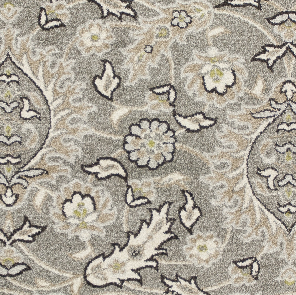 HomeRoots Decor 23' x 45' UV-Treated Polypropelene Grey Area Rug