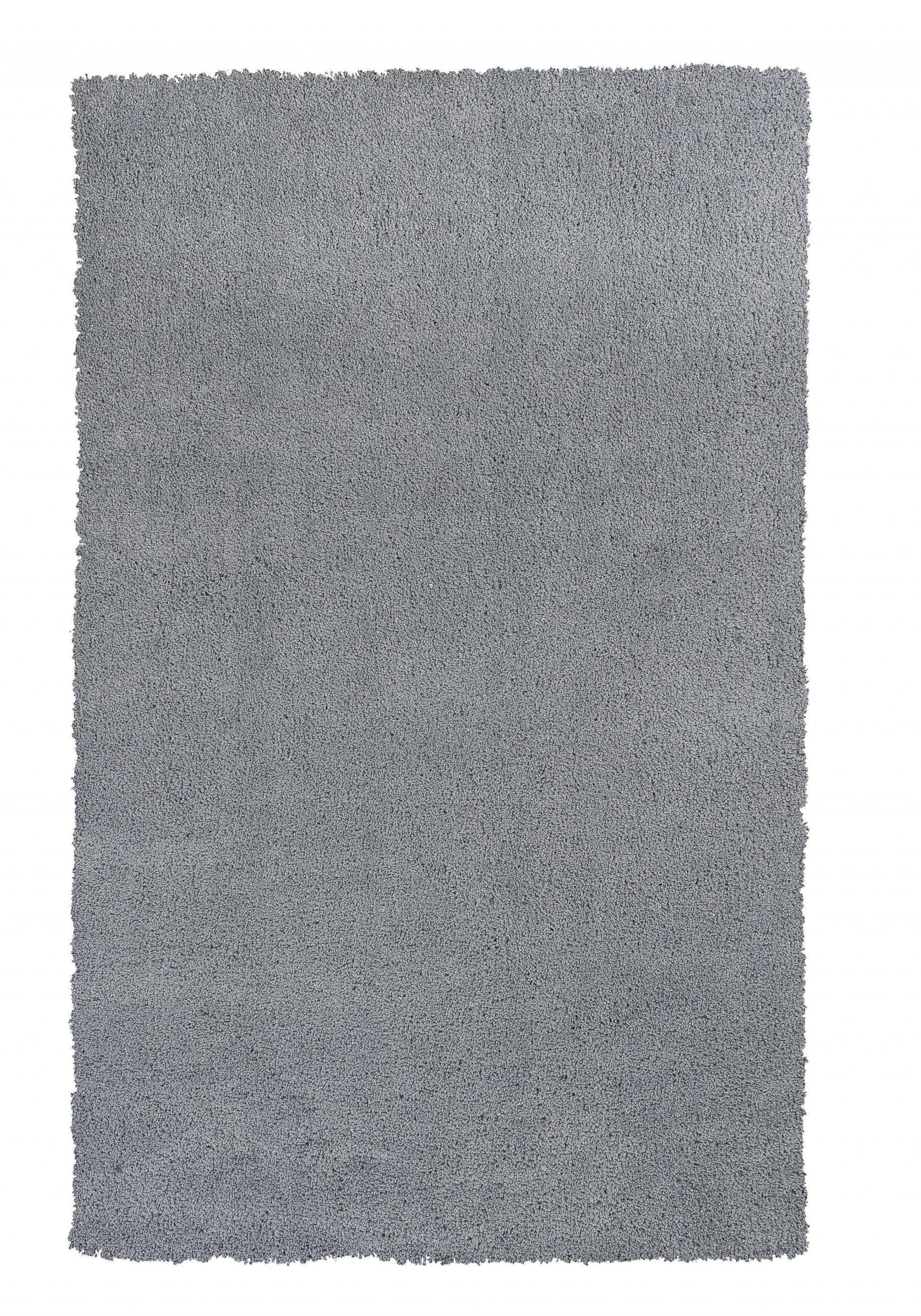 2 X 4 Polyester Grey Area Rug