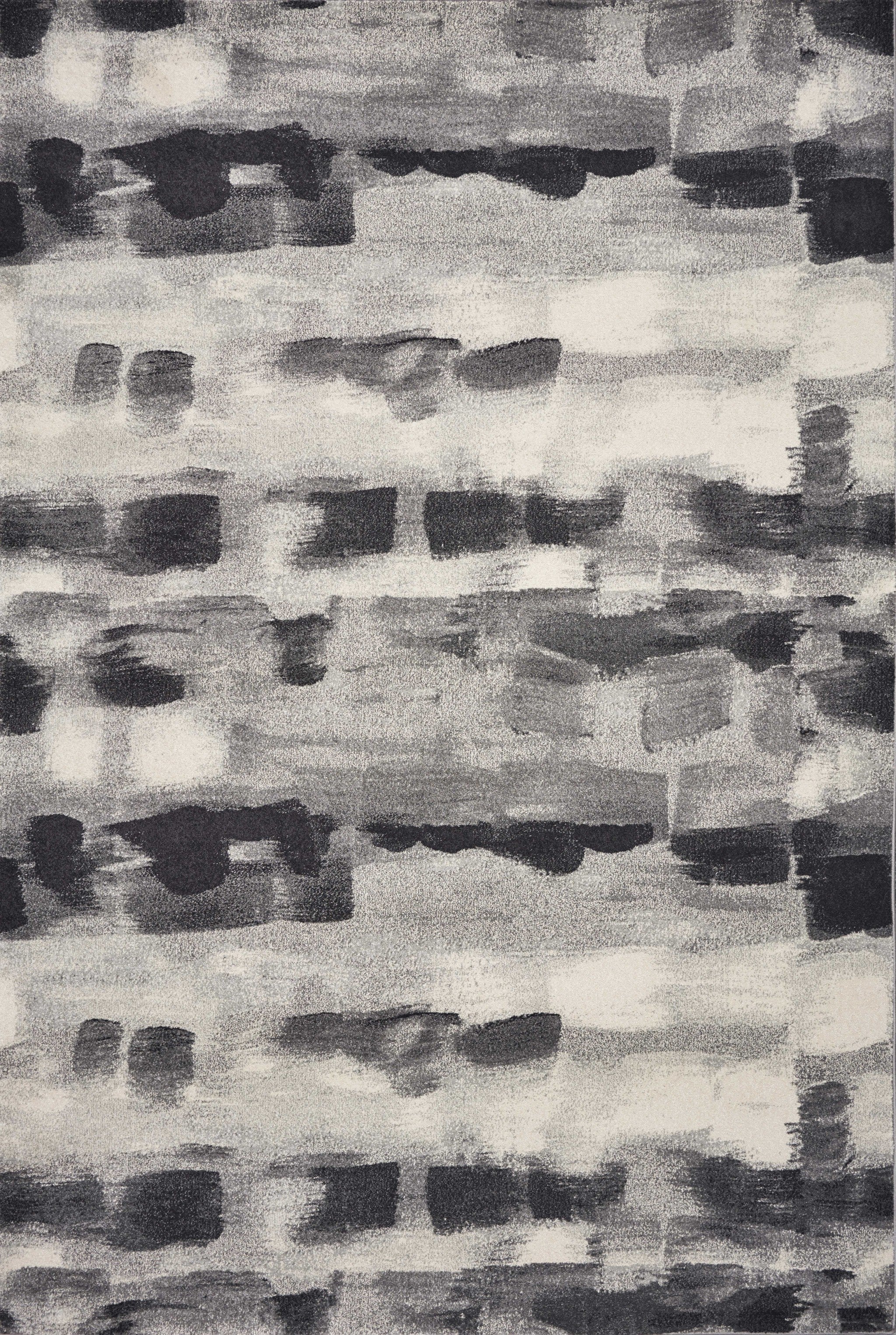 3 X 5 Grey Watercolor Palette Area Rug