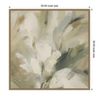 Olive Bloom No. 1 by Amy Lighthall Framed Canvas Wall Art Print