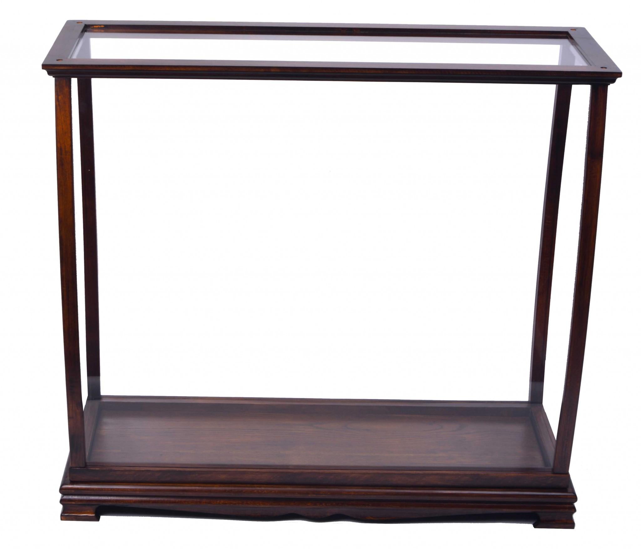 13 X 34 X 31.5 Classic Brown For Midsize Tall Ship  Display Case