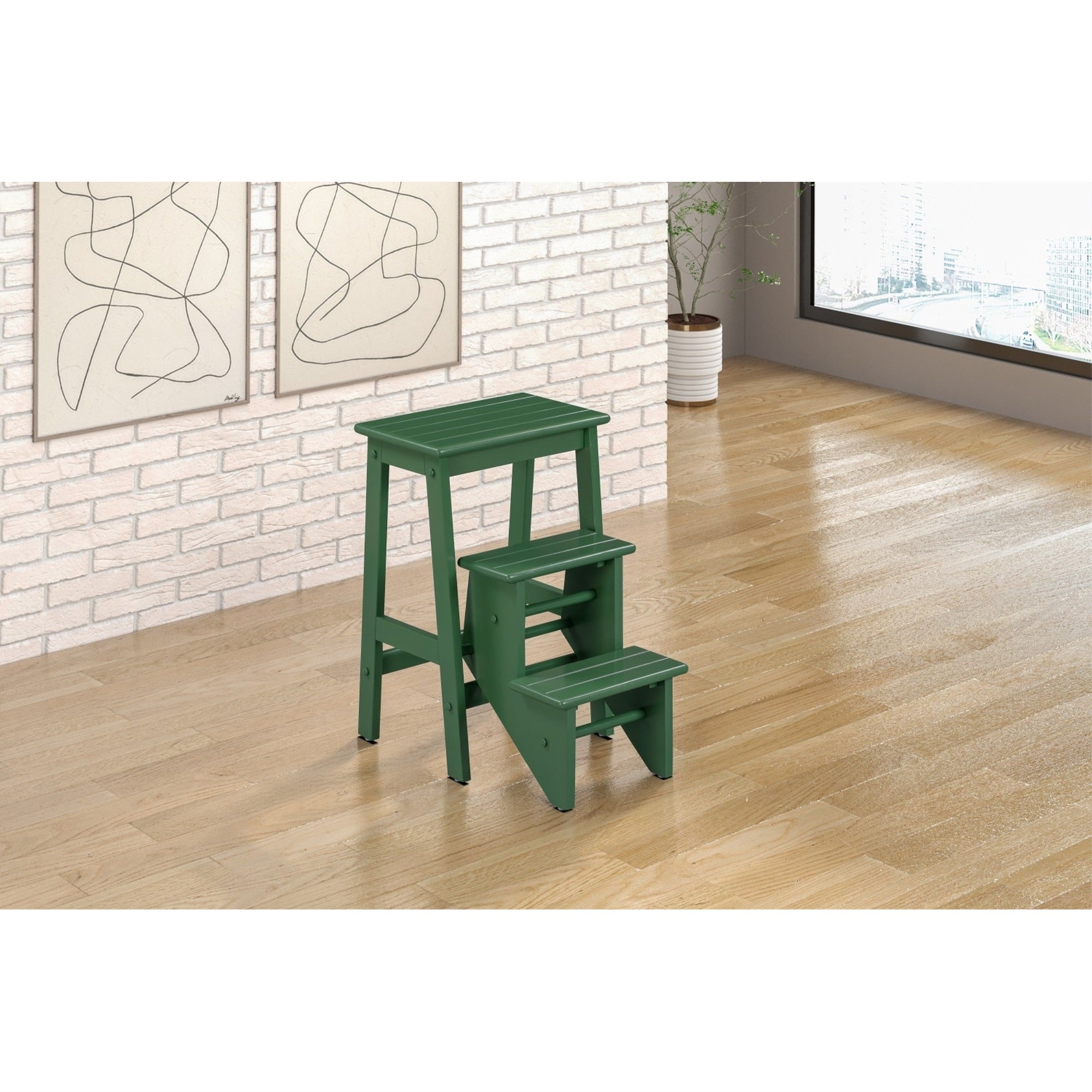 Carolina 24 Step Stool - Equestrian Green