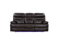 89 X 40 X 41 Brown  Power Reclining Sofa