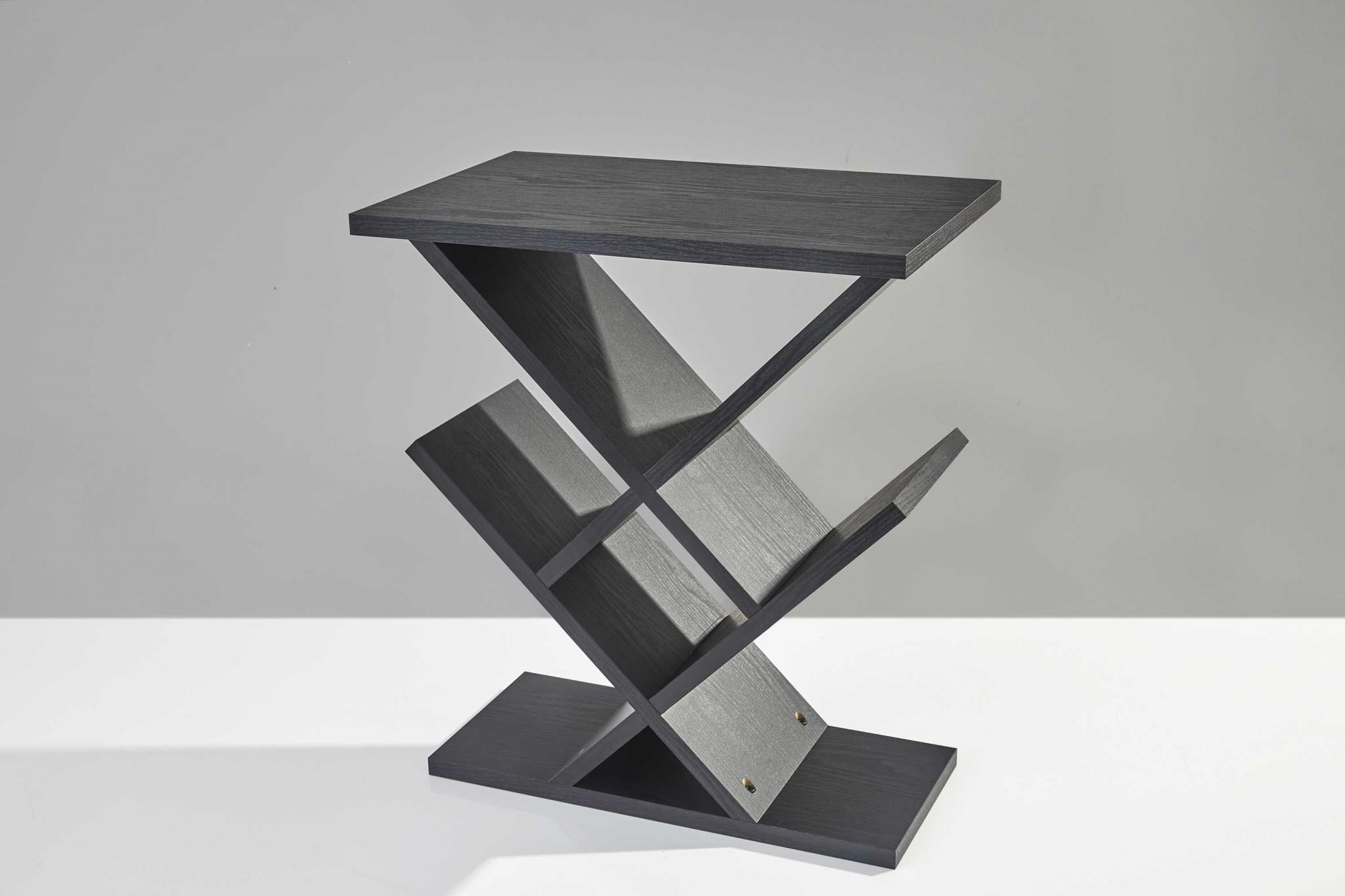 19 X 12 X 21.5 Black  Accent Table