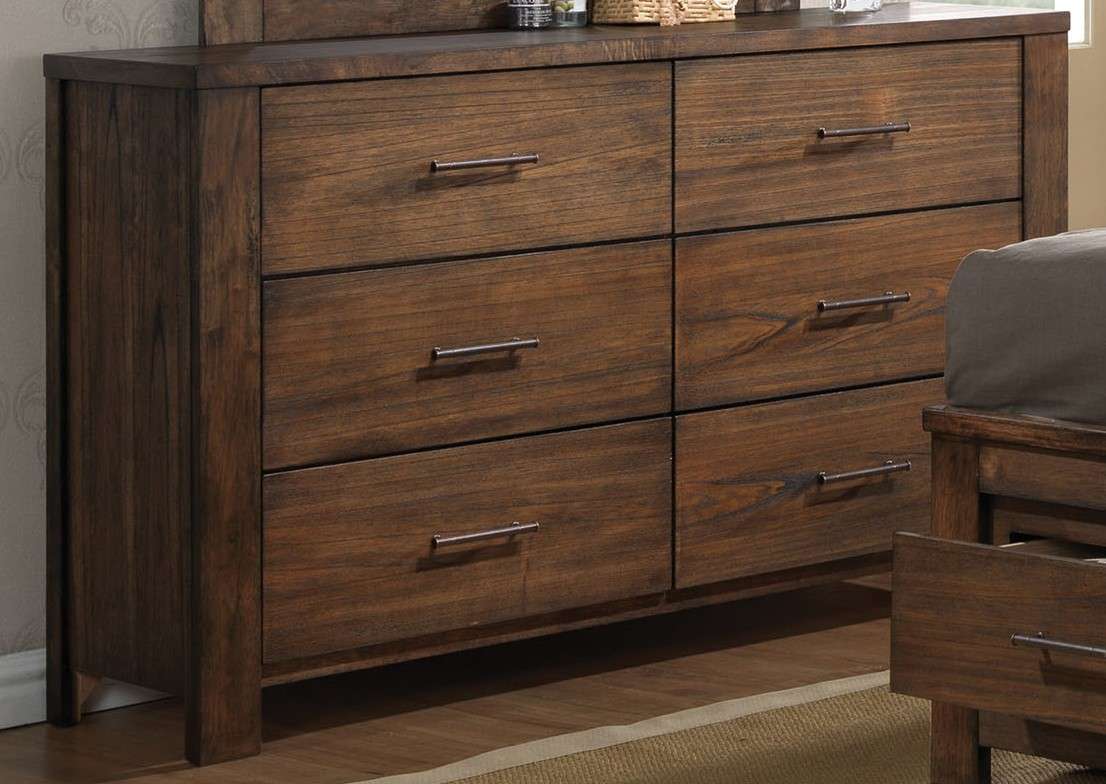 59 X 16 X 36 Oak Metal Dresser