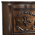 47 X 22 X 55 Cherry Oak Wood Chest