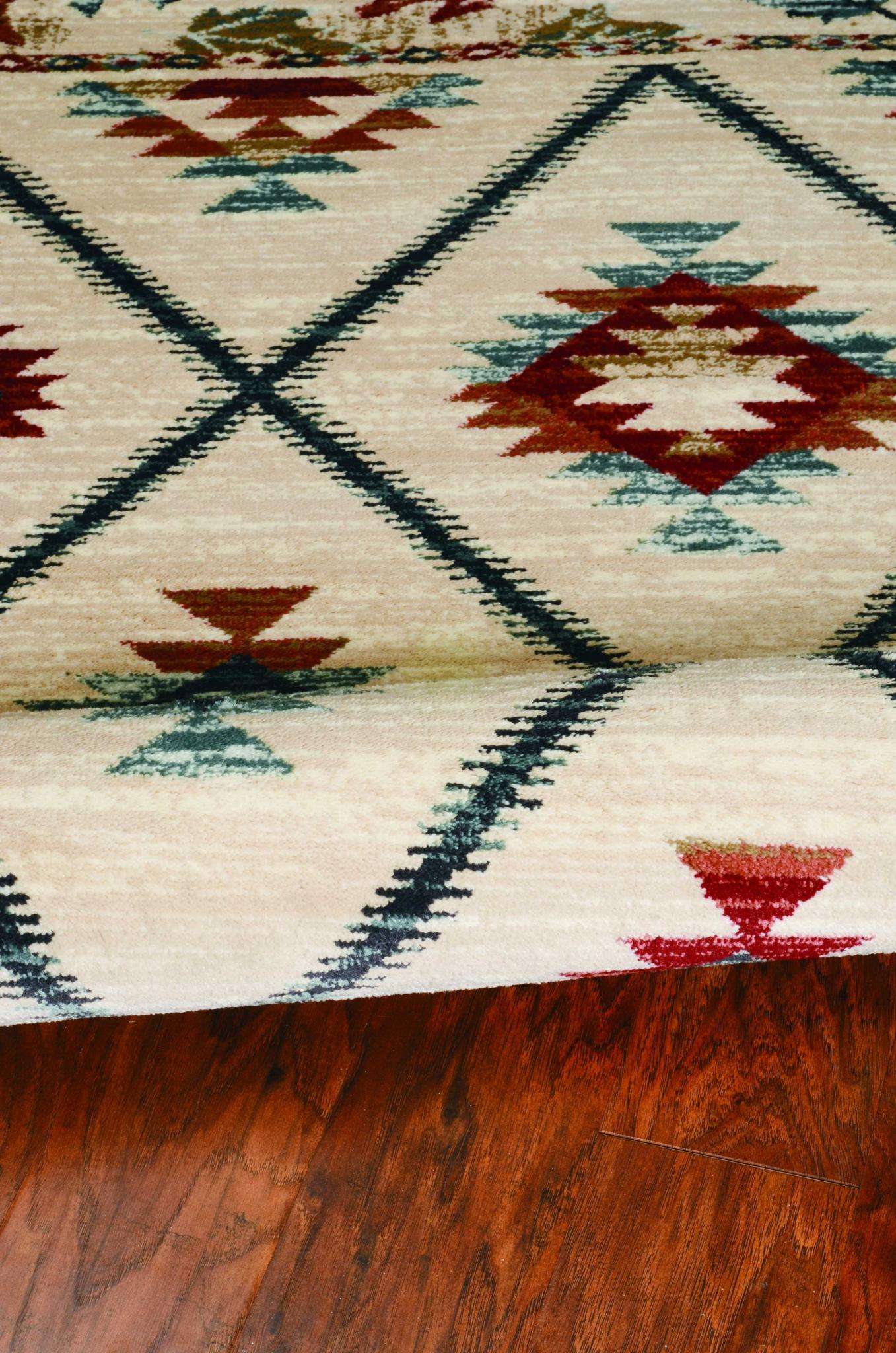 8 X 10 Ivory Lodge Area Rug