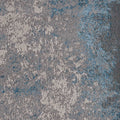 10X13 Silver Blue Machine Woven Abstract Smudge Indoor Area Rug