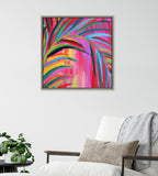 Sylvie Blank Framed Canvas 22x22
