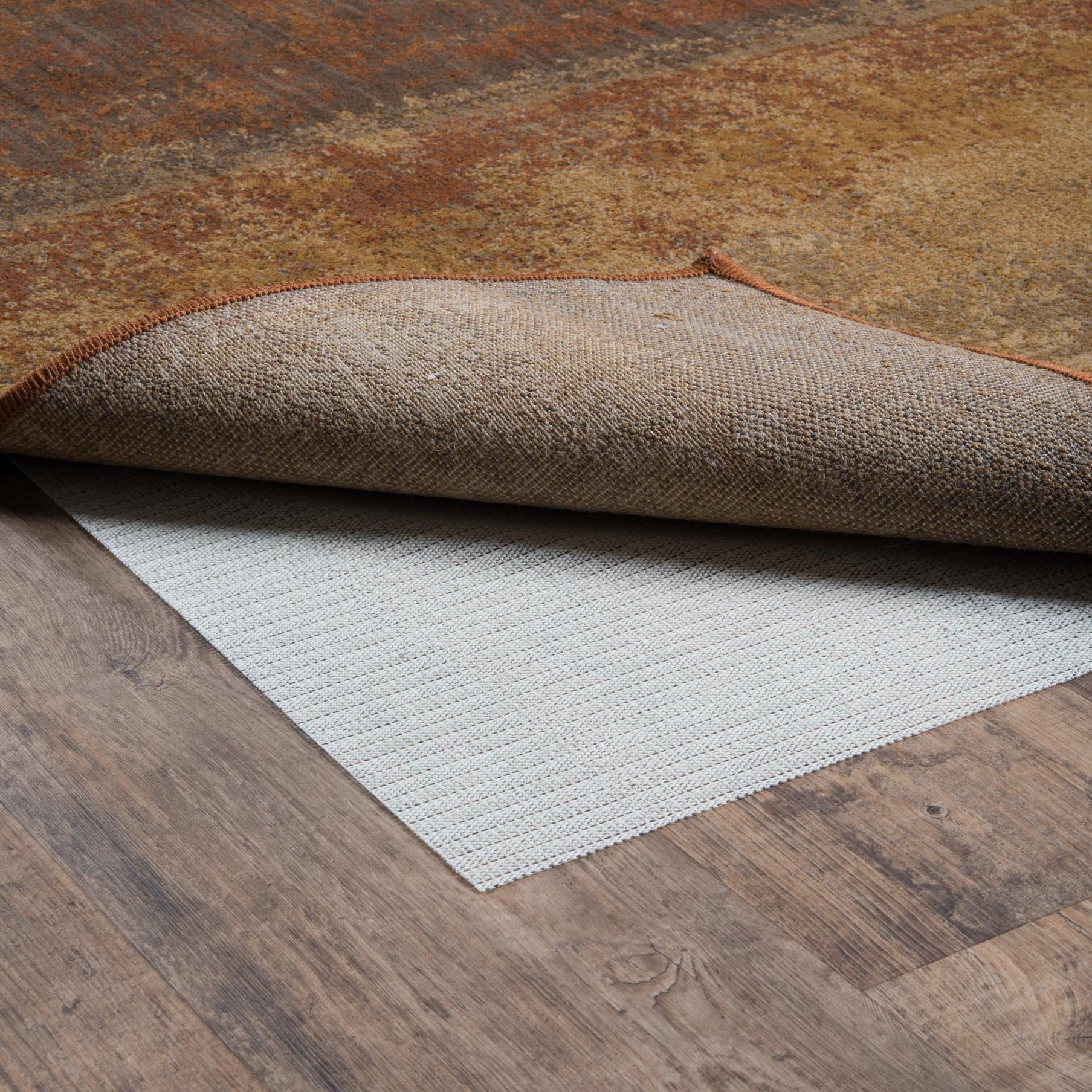 HomeRoots PVC Coated Polyester 10' x 13' Standard Beige Non Slip Rug Pad