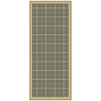 Framed Fabric Pinboard Sage Green Plaid Wall Organization