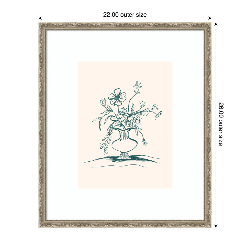 Framed Art Summer Stems by Kate Aurelia Holloway