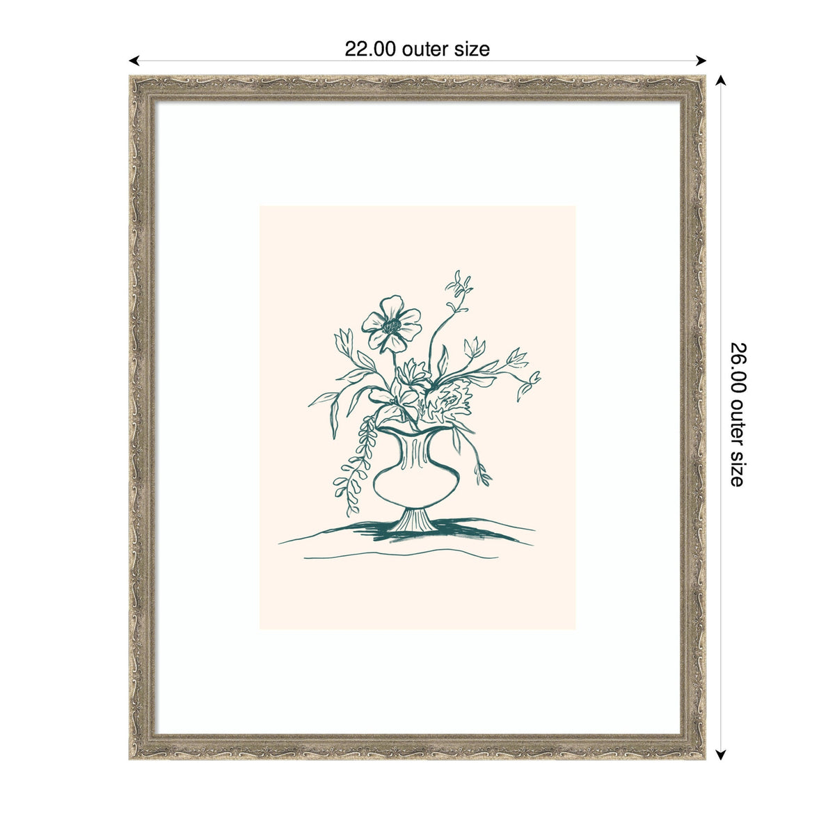 Framed Art Summer Stems by Kate Aurelia Holloway