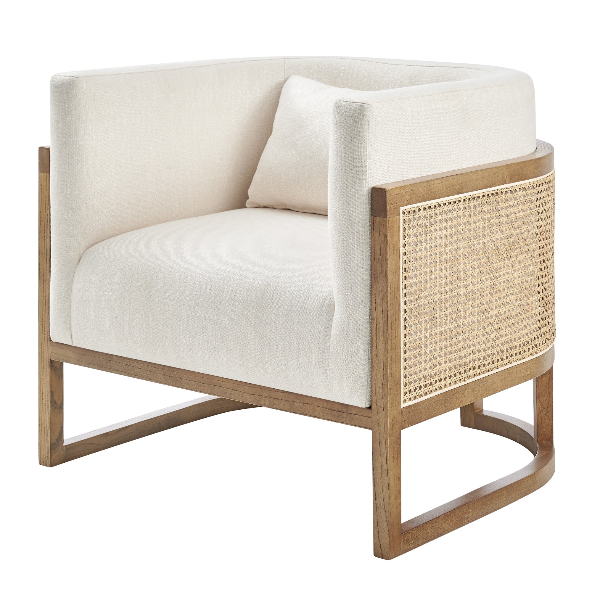 New Pacific Direct Velma Accent Chair - Engineered Wood, Natural Color, Model 3900092-279