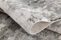 2 X 13 Gray Abstract Pattern Runner Rug