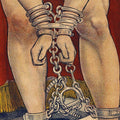 36 X 54 Houdini In Handcuffs Vintage Magic Poster Wall Art