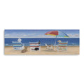 60 x 20 Dogs Perfect Beach Day Canvas Wall Art