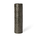 15 Black and Gold Check Tall Ceramic Vase