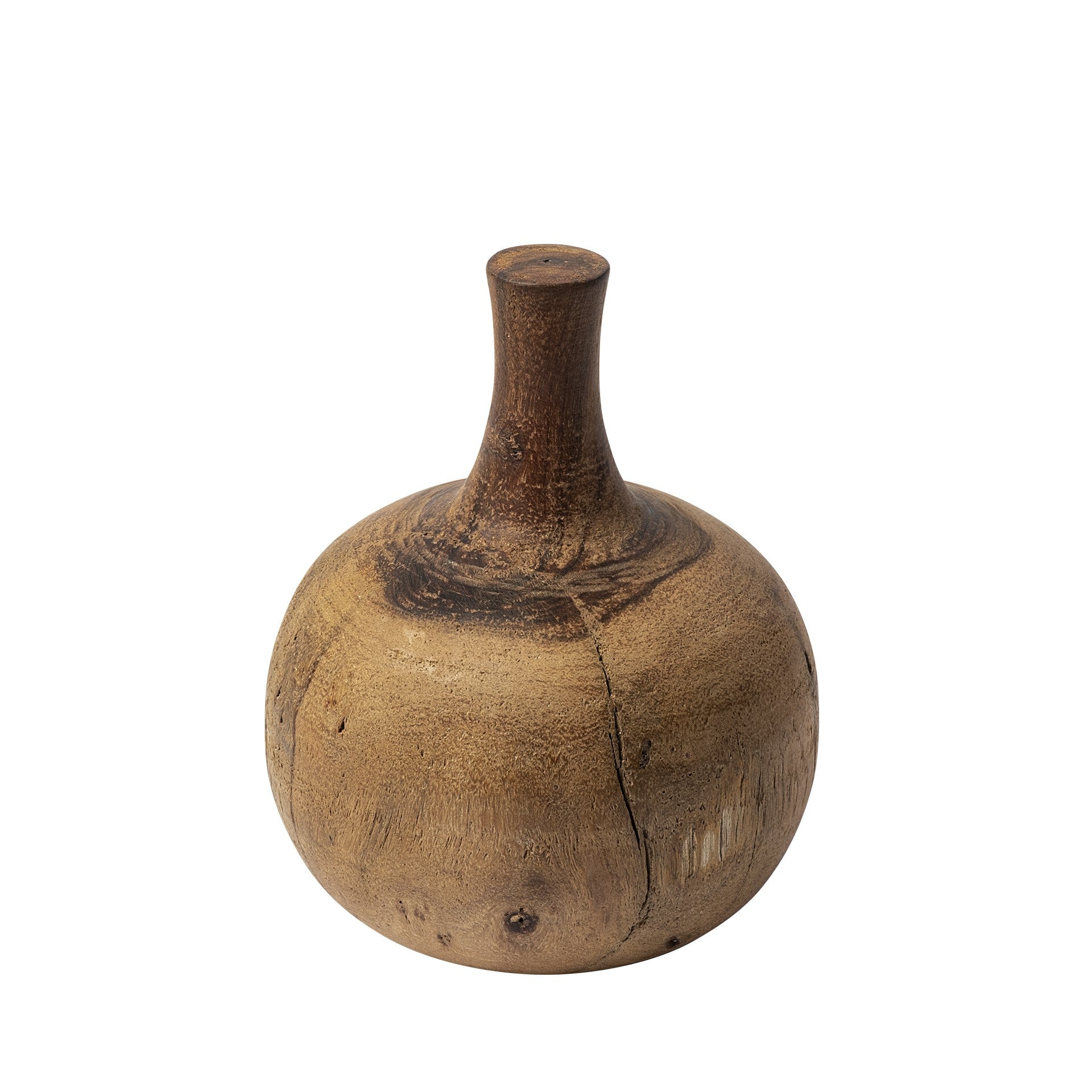 8 Vase Shaped Wooden Decor Piece