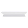 23 Classic White Floating Wall Shelf