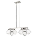 Garner 4-Light Satin Nickel Island Pendant