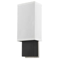 Rectangular Wall Sconce with Linen Fabric Shade