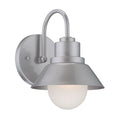 Brushed Silver Lamp Shade Wall Light