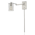 Industrial Silver Metal Wall Sconce