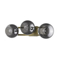 Lunette 3-Light Aged Brass Sconce