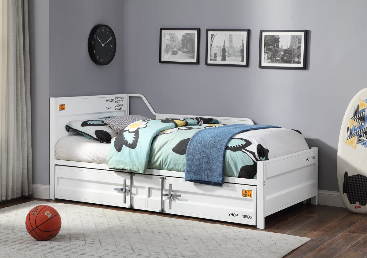 Daybed & Trundle (Twin Size)  White Tianjin