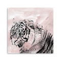 30 Pink Crouching Tiger Canvas Wall Art