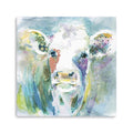40 Watercolor Cow Canvas Wall Art