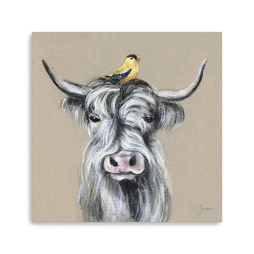 20 Cute Highland Cow Canvas Wall Art