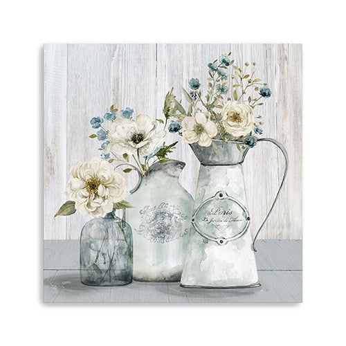 30 Rustic Flowers Canvas Wall Art