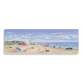30 x 10 Dogs Rule the Beach Canvas Wall Art
