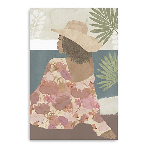 24 Bohemian Terracotta Lady Canvas Wall Art