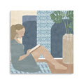 20 Bohemian Book Lady Canvas Wall Art
