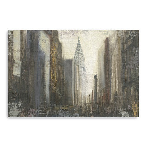 36 NYC Urban Street Scene Canvas Wall Art