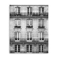 20 x 16 Balcony View Black and White Photo Real Canvas Wall Art