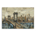 36 Vintage Inspired NYC city skyline Canvas Wall Art