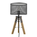 Capprice 1-Light Matte Black Table Lamp
