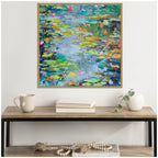 Sylvie Waterlilies at Giverny Framed Canvas by Rachel Christopoulos