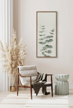 Sylvie Eucalyptus Botanical II Framed Canvas by The Creative Bunch Studio