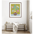 Framed Art Snowdrops the January Birth Flower by Rachel Lee