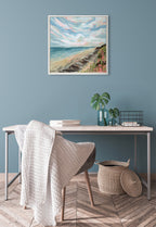 Sylvie Connecticut Framed Canvas by Emily Kenney