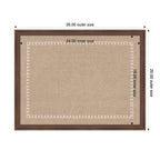 Pinboard White Scalloped Edge