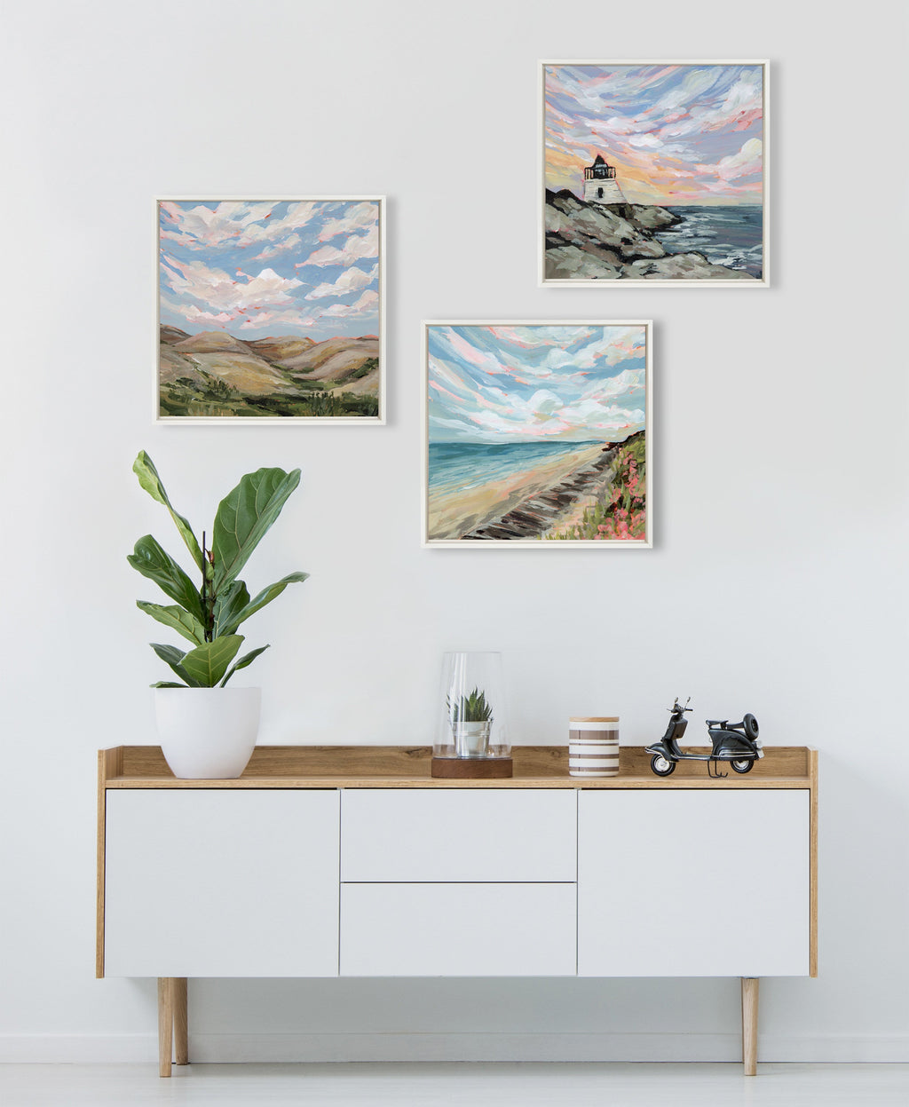 Sylvie Connecticut Framed Canvas by Emily Kenney
