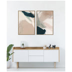 Marks No. 1 & No. 2 2 Piece Framed Canvas Wall Art Set by Amy Lighthall