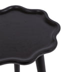 Alezar Scallop Wood Side Table